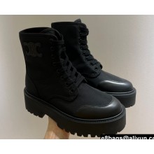 Celine bulky laced up Boots Nylon Black 2022