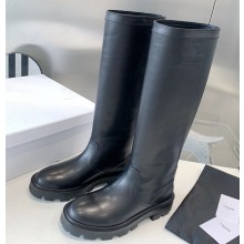 Celine Logo High Boots Calfskin Black 2022