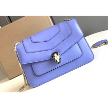 Bvlgari Serpenti Forever Shoulder Bag 25cm in Calf leather Lilac
