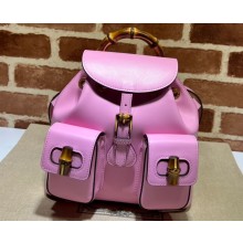 Gucci Bamboo small backpack bag 702101 Pink
