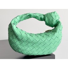 Bottega Veneta intrecciato leather mini jodie top handle bag mint green