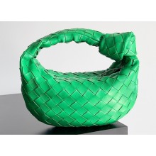 Bottega Veneta intrecciato leather mini jodie top handle bag  PARAKEET
