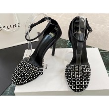 Alevi Milano Heel 10.5cm Crystal Molly Satin Sandals 05 2022