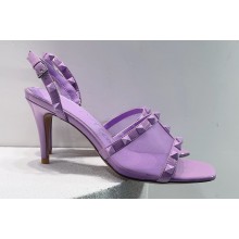 Valentino Rockstud Alcove Leather and Mesh Sandals 07 2022
