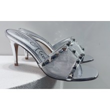 Valentino Rockstud Alcove Leather and Mesh Mules 07 2022
