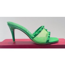 Valentino Rockstud Alcove Leather and Mesh Mules 12 2022