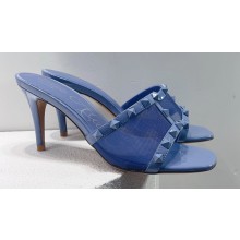 Valentino Rockstud Alcove Leather and Mesh Mules 10 2022