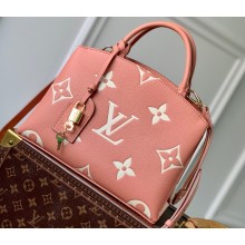 Louis Vuitton Monogram Leather Petit Palais Tote Bag M46353 Trianon Pink/Cream