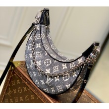 Louis Vuitton Denim textile jacquard Loop Bag M21752