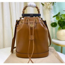 Gucci Diana small bucket bag with Bamboo handle 724652 Brown