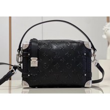 Louis Vuitton Calfskin Side Trunk Bag M21709 Black