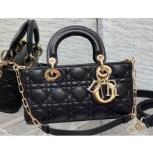 Dior Small Lady D-Joy Bag in Cannage Lambskin Black 2022