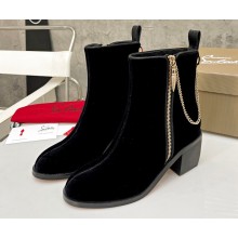 Christian Louboutin Heel 7cm Boots Black CL07 2022