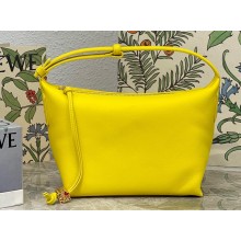 Loewe Small Cubi bag in nappa calfskin Yellow 2023