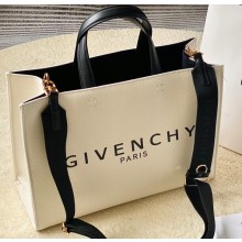 Givenchy Medium G Tote shopping bag in canvas White 2023