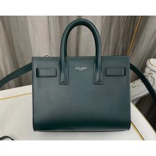 Saint Laurent Sac De Jour Nano Bag in smooth leather 392035 Green
