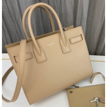 Saint Laurent Sac De Jour Baby Bag in smooth leather 421863 Apricot