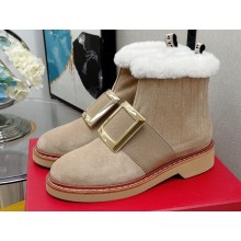 Roger Vivier Viv' Rangers Fur Booties 04 2022