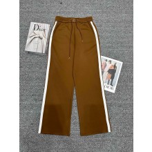 celine triomphe track pants tan 2024