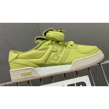 Fendi Match nylon Low-tops Sneakers with Baguette pocket Green 2023