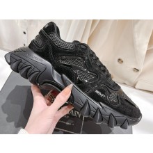 Balmain B-East trainer Sneakers in leather suede and mesh 03 2023