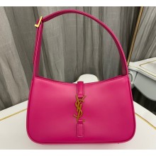 Saint Laurent le 5 à 7 hobo bag in smooth leather 657228 Fuchsia