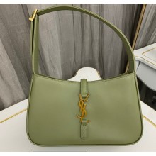 Saint Laurent le 5 à 7 hobo bag in smooth leather 657228 Green