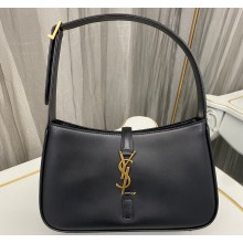Saint Laurent le 5 à 7 hobo bag in smooth leather 657228 Black
