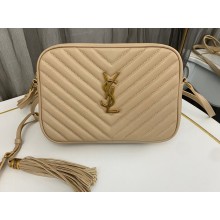 Saint Laurent Lou Camera Bag In Quilted Leather 574494/715232 Beige
