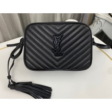 Saint Laurent Lou Camera Bag In Quilted Leather 574494/715232 So Black