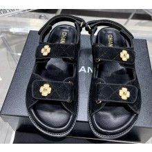 Chanel CC Logo Beach Sandals G35927 01 2023