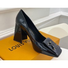 Louis Vuitton Heel 8.5cm Shake Pumps in Patent calf leather Black 2023