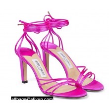 Jimmy Choo Heel 8cm Antia Sandals Fuchsia 2023