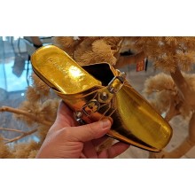 Balenciaga Heel 2.5cm Cosy Cagole Mules Gold 2023