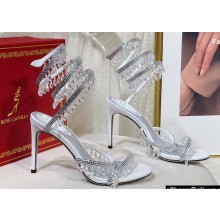 Rene Caovilla Heel 9.5cm Chandelier Crystal Jewel Sandals 05