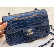 Chanel Classic Flap Small Bag 1116 In Alligator 01 2023