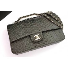 Chanel Classic Flap Medium Bag 1112 In Python 2023