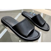 JW Anderson Bumper-tube Leather Slides Black 2023