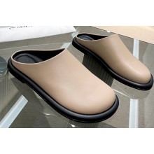 JW Anderson Bumper-tube Leather Slippers Gray 2023