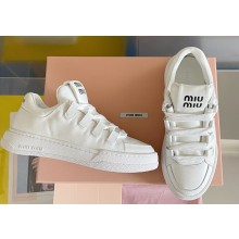 Miu Miu Bleached leather sneakers 04 2023