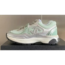 Chanel CC Logo Sneakers Fabric and Laminated G39792 02 2023