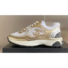 Chanel CC Logo Sneakers Fabric and Laminated G39792 05 2023