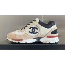 Chanel CC Logo Sneakers Fabric and Suede Calfskin G39597 02 2023
