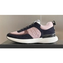 Chanel CC Logo Sneakers Fabric and Suede Calfskin 04 2023