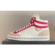 Chanel CC Logo Chain High Top Sneakers 02 2023