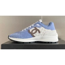Chanel CC Logo Sneakers Suede Calfskin 04 2023