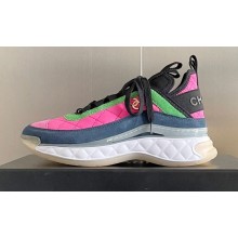 Chanel CC Logo Sneakers Fabric and Suede Calfskin G39982 02 2023