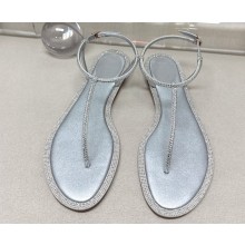 Rene Caovilla Flat flip flops Jewelled DIANA Sandals with Crystals 07 2023