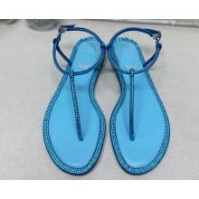 Rene Caovilla Flat flip flops Jewelled DIANA Sandals with Crystals 09 2023