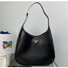 Prada Cleo leather shoulder Bag 1BC181 Black 2023